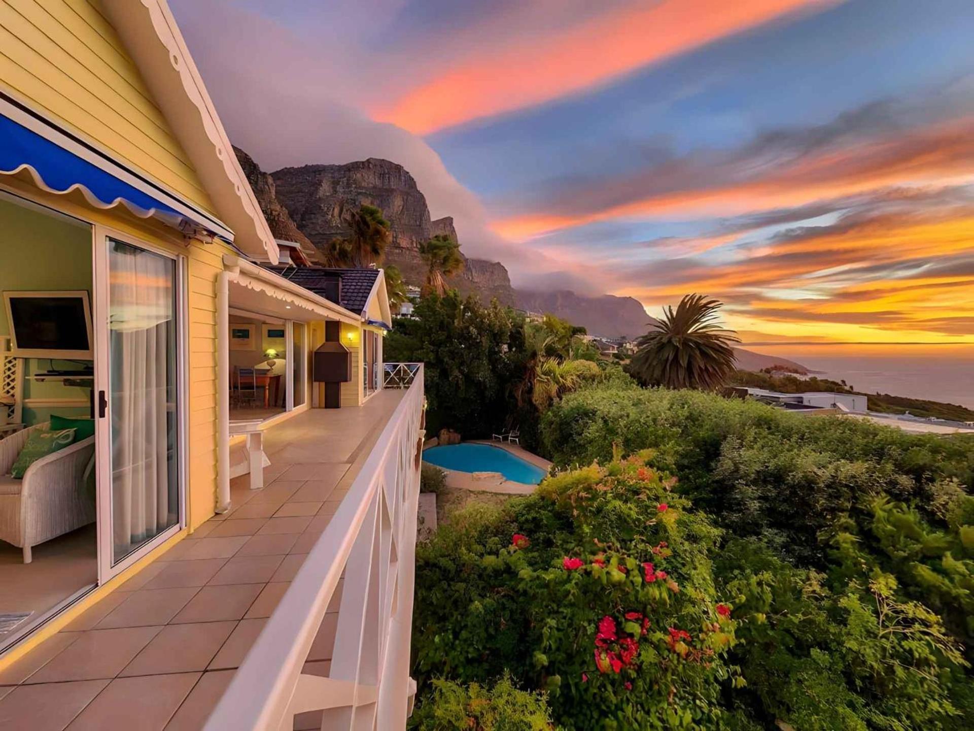 Cape Rose Cottage - Penthouse In Camps Bay ケープタウン エクステリア 写真